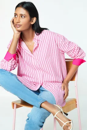 Camicia oversize in cotone