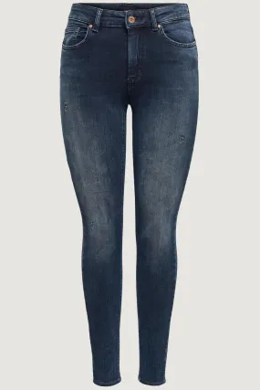 Jeans skinny Only ONLBLUSH MID DNM REA409 NOOS Blue Denim Scuro