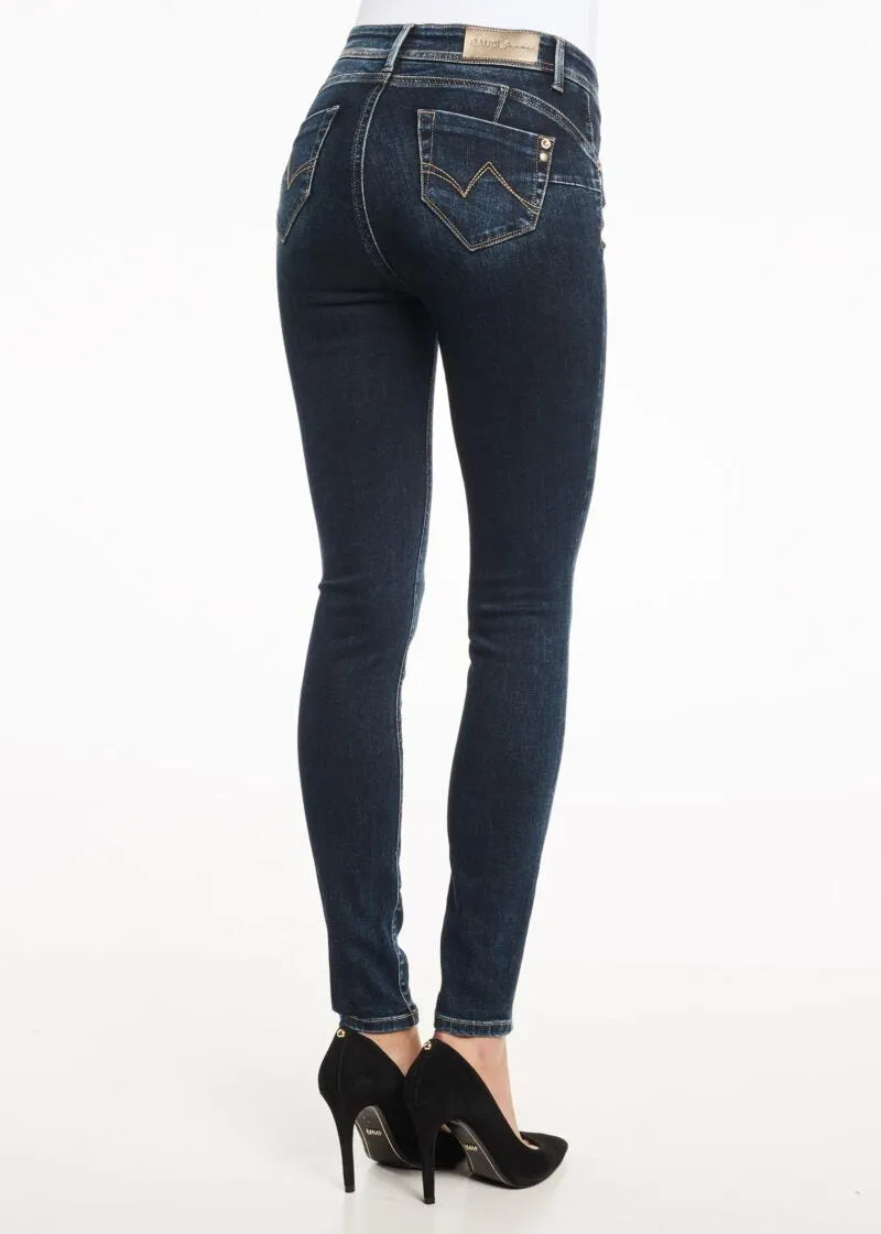 Jeggings indaco scuro