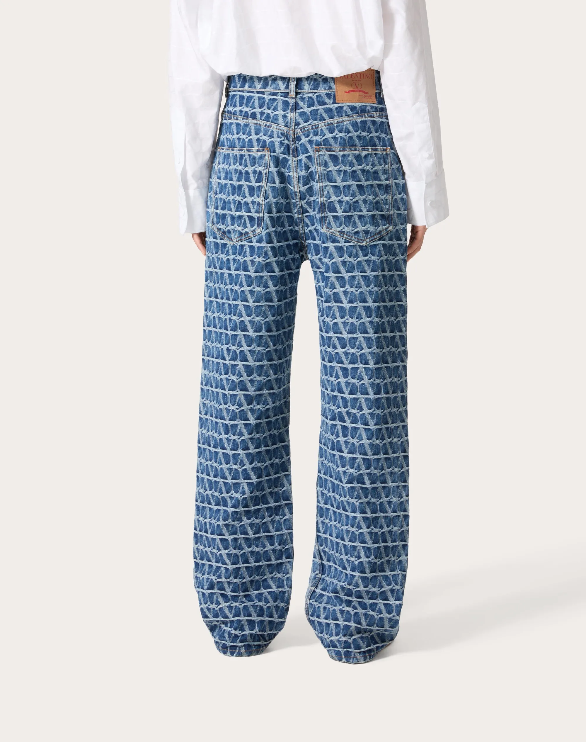 PANTALONI IN DENIM TOILE ICONOGRAPHE