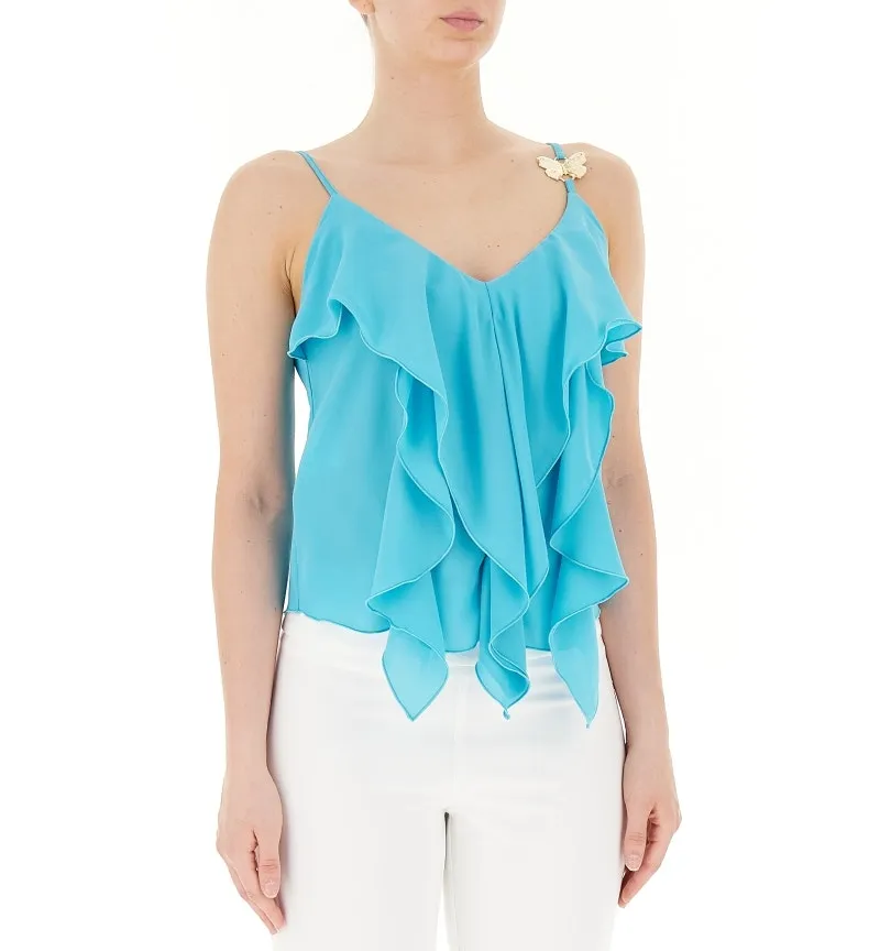 Top con volants